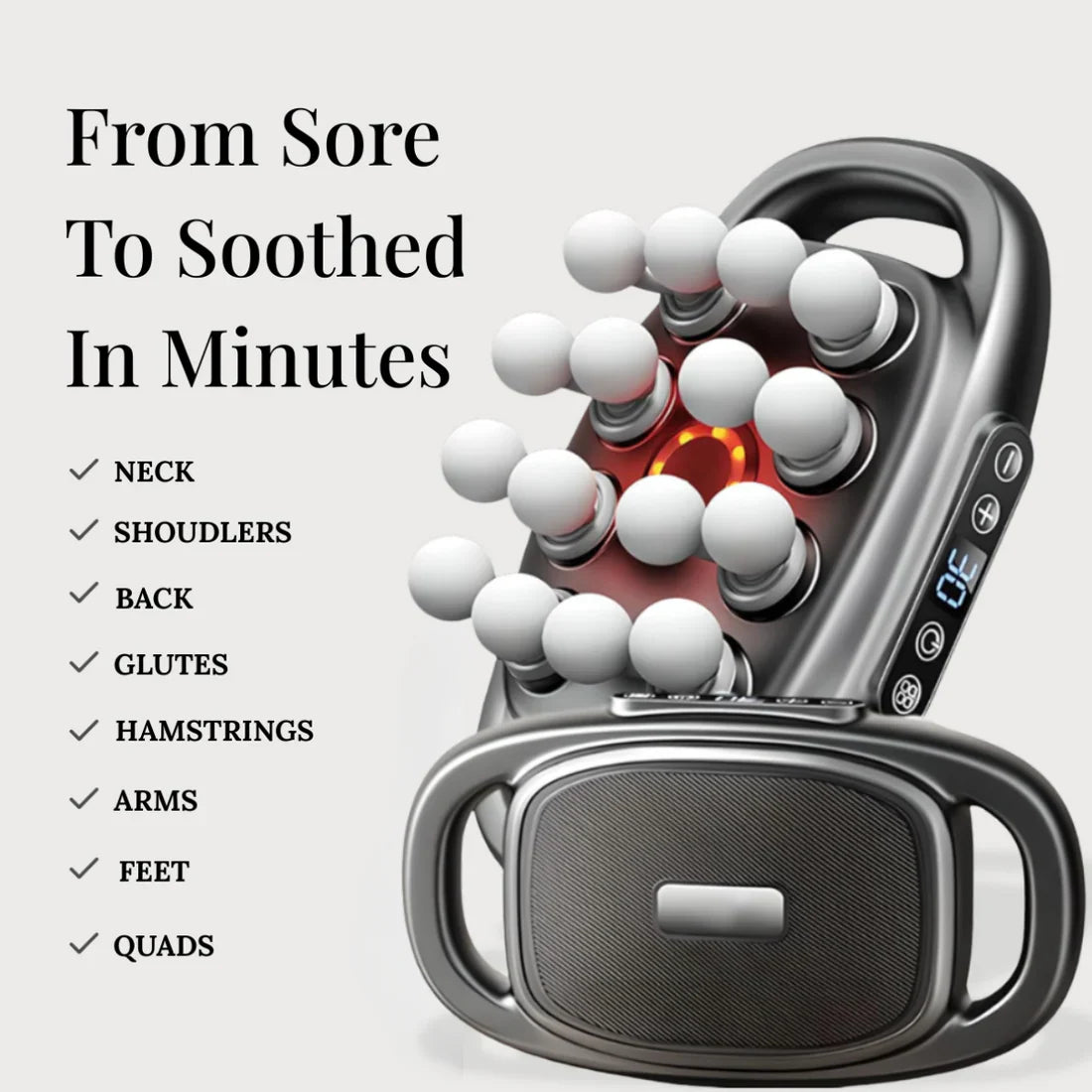 TensEase™ - 16 Head Deep Tissue Massager